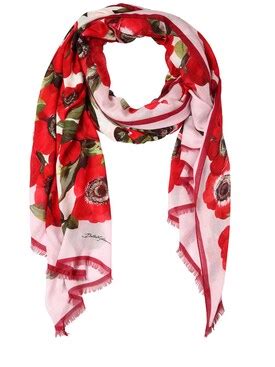 dolce gabbana sciarpe|Foulard e Sciarpe Donna: in cashmere, seta .